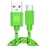 Nabíjecí kabel USB / USB-C K522 zelená