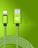 Nabíjecí USB kabel pro iPhone J928 zelená