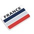 Naklejka na samochód z flagą Francji 2