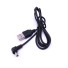 Napájací kábel 5V DC 3.5 x 1.35 na USB 1 m čierna