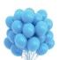 Narodeninové balóniky 25 cm 10 ks T820 svetlo modrá