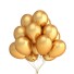Narodeninové balóniky 25 cm 10 ks T820 zlatá