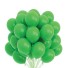 Narodeninové balóniky 25 cm 20 ks zelená
