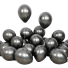 Narodeninové latexové balóniky 25 cm 10 ks čierna
