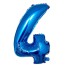 Narodeninový modrý balónik s číslom 80 cm 4