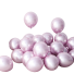 Narozeninové latexové balónky 25 cm 10 ks světle fialová