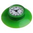 Nástěnné hodiny s přísavkou zelená