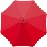 Navigați pe o umbrelă de soare roșu