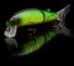 Návnada s 3D rybími oči J3213 zelená