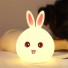 Nočné LED svetlo králik J729 ružová