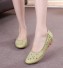 Női balerina cipő A600 zöld