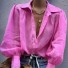 Női bő ing A823 rózsaszín
