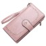 Női bőr pénztárca J98 világos rózsaszín