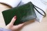 Női bőr pénztárca M141 sötétzöld