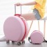 Női bőrönd T1168 rózsaszín