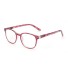 Női dioptriás szemüveg +0,50 J3559 piros