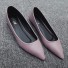 Női elegáns balerina cipő világos rózsaszín