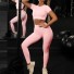 Női felső és leggings rózsaszín