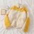 Női gyapjú pulóver P2301 sárga