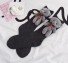 Női gyapjú zokni 3D mackóval sötét szürke