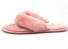 Női házi plüss flip-flop papucs világos rózsaszín