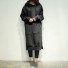 Női hosszú kapucnis pulóver sötét szürke