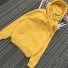 Női kapucnis pulóver OH IGEN sárga