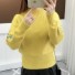 Női kötött pulóver A2093 sárga