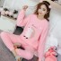 Női pizsama P2607 rózsaszín