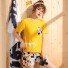 Női pizsama P2657 sárga