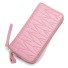 Női steppelt pénztárca rózsaszín