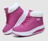 Női téli tornacipő szőrmével J1823 rózsaszín