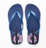 Női tengerparti flip-flop papucs A2575 kék