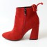 Női velúr magas sarkú cipő J3229 piros