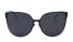 Nowoczesne okulary przeciwsłoneczne Cat Eye J2923 czarny