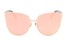 Nowoczesne okulary przeciwsłoneczne Cat Eye J2923 różowy