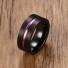 Nowoczesny pierścionek męski J1556 czarny