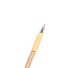 Nóż artystyczny w długopisie żółty