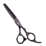Nożyczki fryzjerskie do depilacji ze stali nierdzewnej 17,5 cm profesjonalne nożyczki do cięcia włosów z zębami akcesoria fryzjerskie czarny