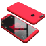 Oboustranný kryt s tvrzeným sklem na Huawei Mate 20 Lite červená