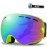 Ochelari de schi cu efect de oglindă UV400 Ochelari de schi snowboard pentru bărbați și femei Cască anti-aburire Ochelari de schi 8