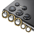 Ochranné sklo na čočky fotoaparátu pro Samsung Galaxy S23 zlatá