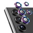 Ochranné sklo na kameru pre Samsung Galaxy S22 Ultra viacfarebná