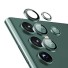 Ochranné sklo na kameru pro Samsung Galaxy S22 Ultra tmavě zelená