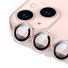 Ochranné sklo na zadní kameru pro iPhone 14 / 14 Plus / 15 růžová