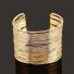 Offenes Damenarmband H606 golden