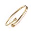 Offenes Herrenarmband golden