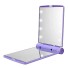 Oglindă cosmetică cu iluminare violet deschis