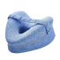 Ortopedyczna poduszka na nogę z pianki memory Klin kolanowy Miękka poduszka na nogę 24 x 23 x 13 cm Ulga w bólu niebieski