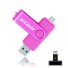 OTG USB pendrive J8 rózsaszín